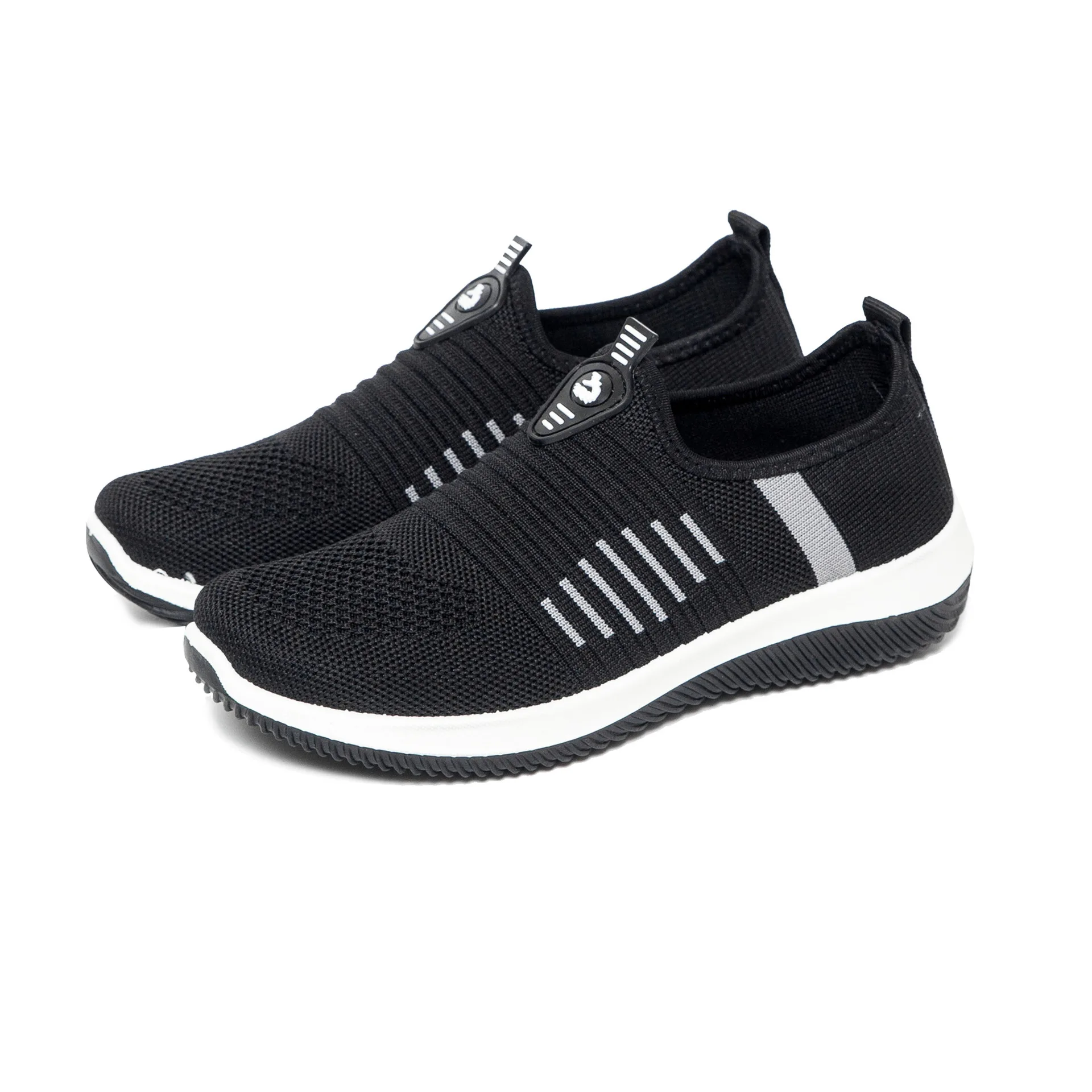 

2021Women Flat Shoes Knit Woman Casual Slip On Vulcanized Shoes Female Mesh Soft Breathable Ladies Sneaker