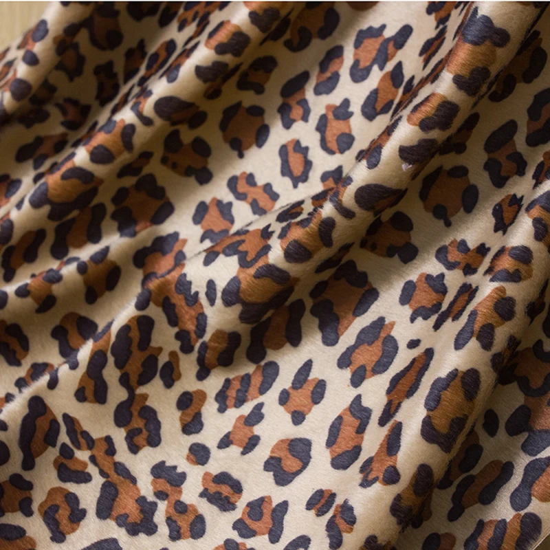 Мягкая плюшевая ткань для дивана мягкая бархатная с принтом тигра леопарда