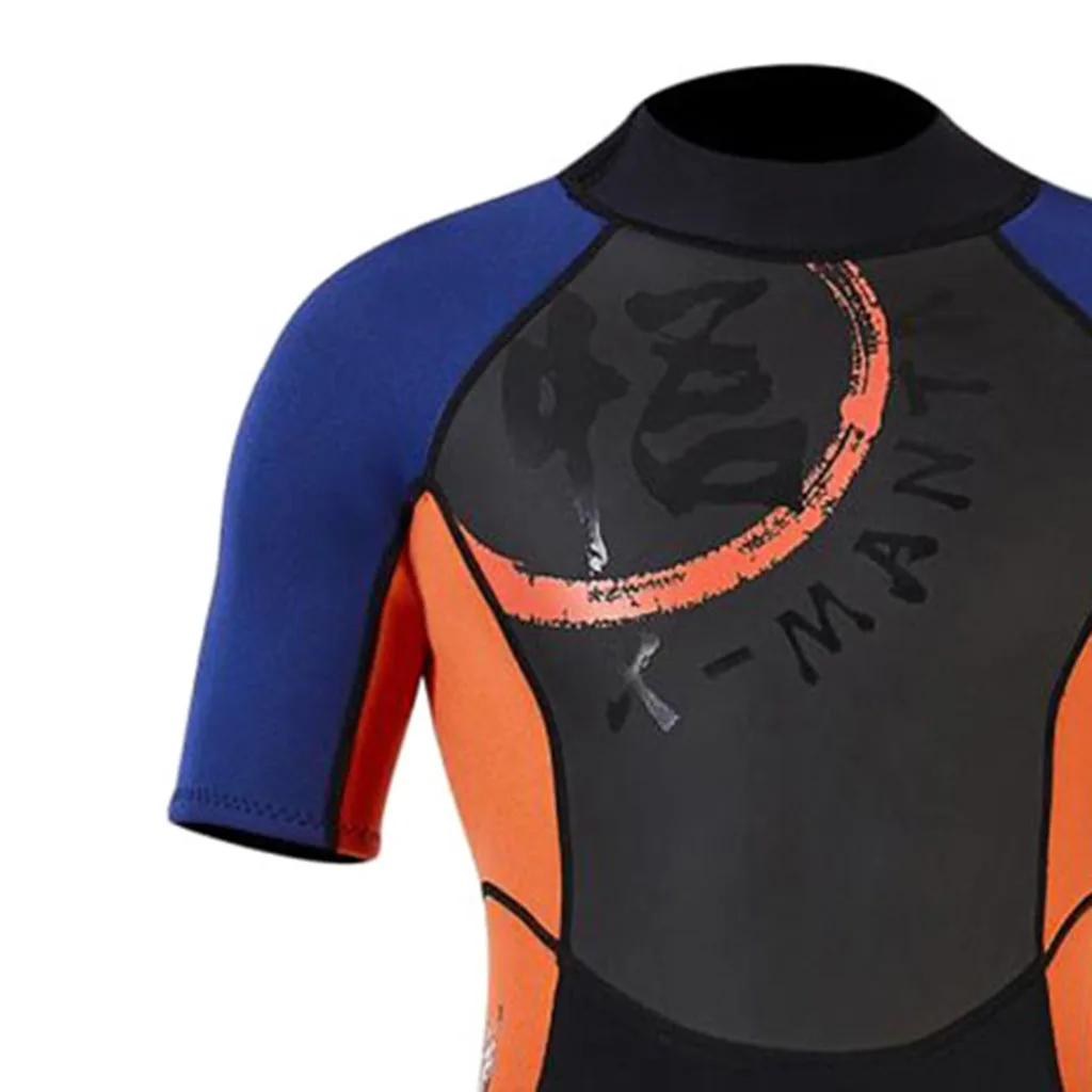 Мужской неопреновый короткий гидрокостюм для взрослых 3 мм комбинезон дайвинга