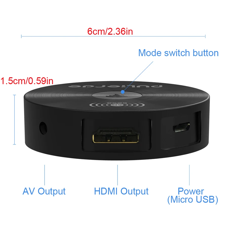Беспроводной HDMI ключ Miracast 1080P tv Stick Адаптер стример зеркального Экрана Дисплей приемник медиапроигрыватель для Android