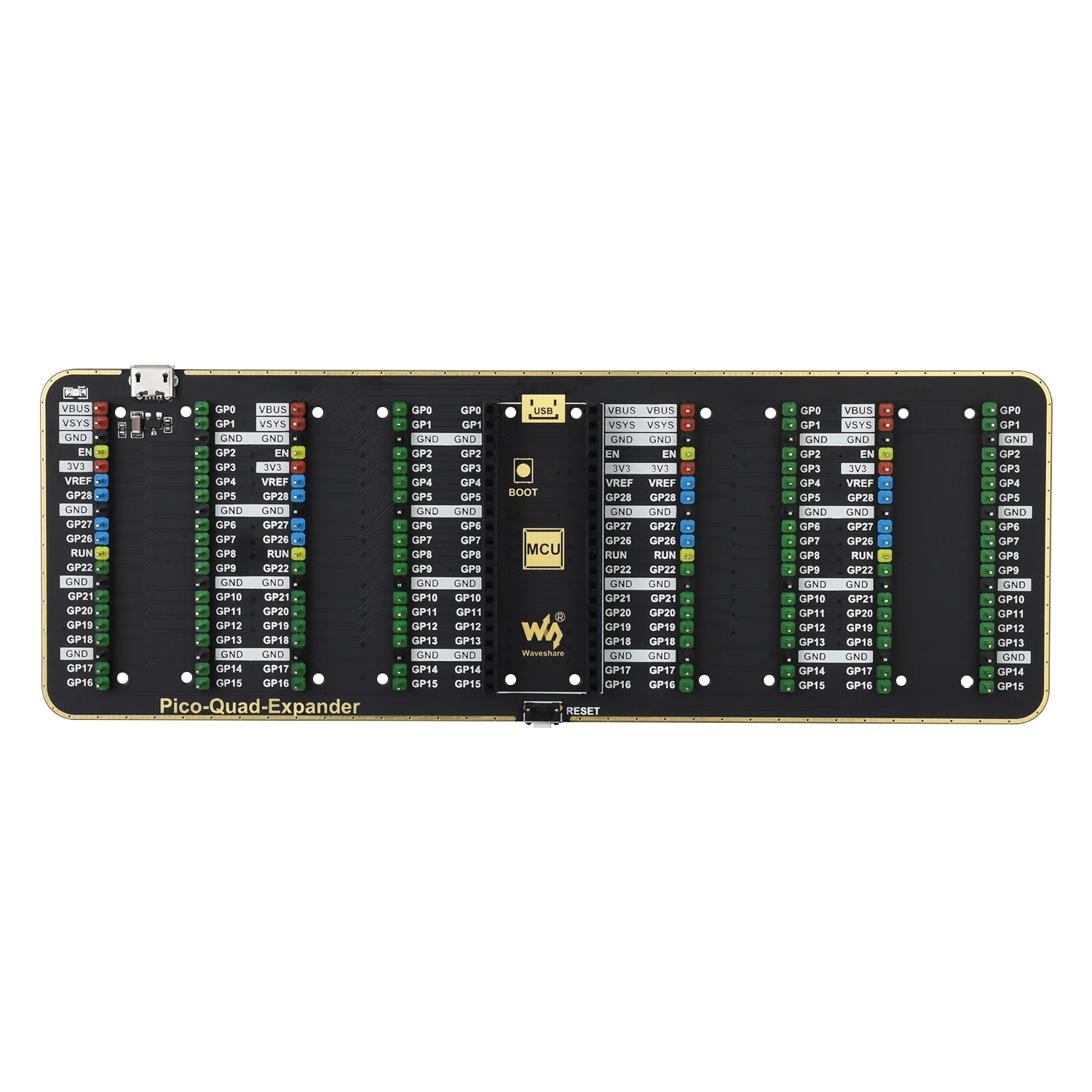 Расширитель экрана Quad GPIO плата расширения для RPI Raspberry Pi PICO RP2040 4 комплекта