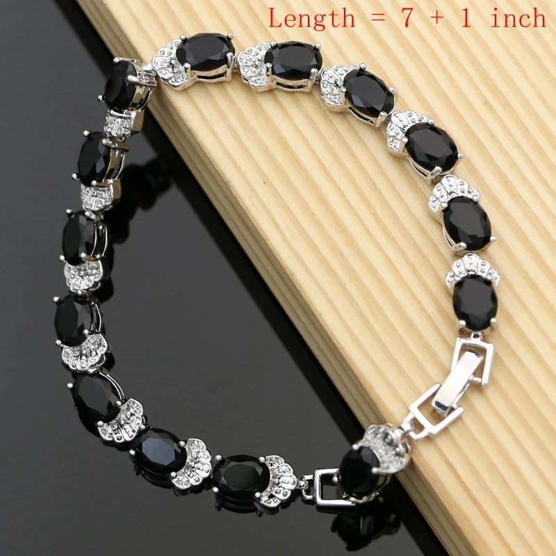 Женский комплект из колье и серёг серебра 925 пробы | Украшения аксессуары