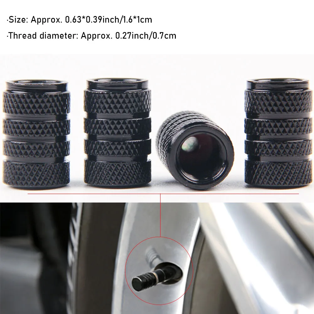 Autel 4 шт./лот алюминиевые Автомобильные Колесные шины клапан стебли пылезащитный