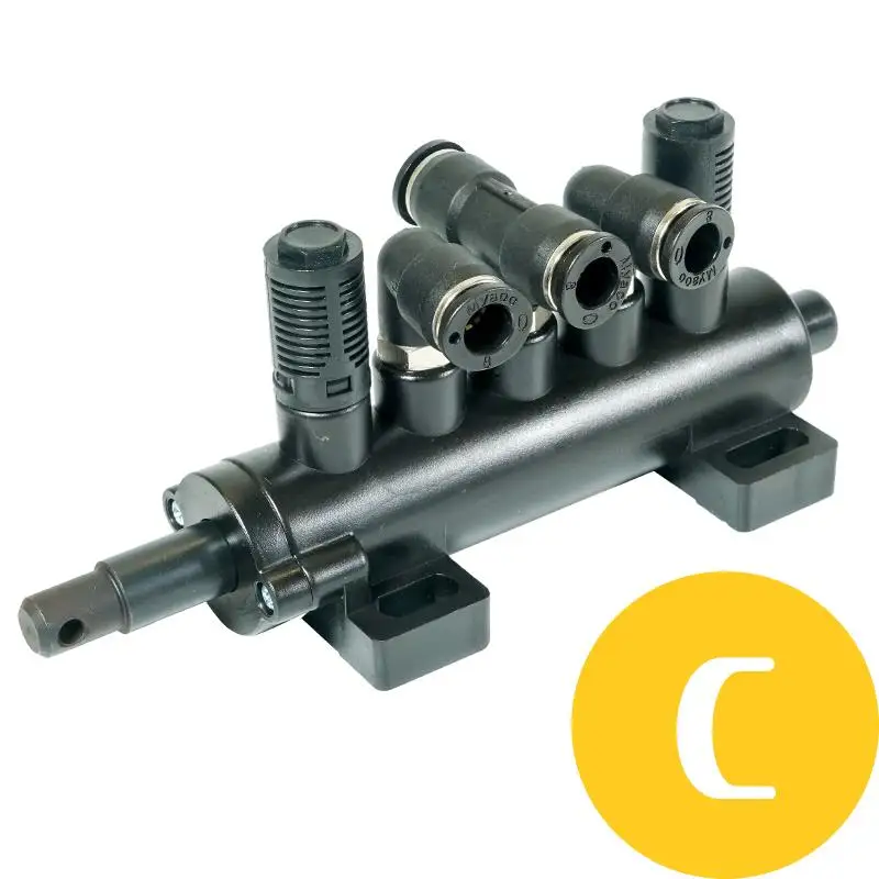 

Пятипортовый трубчатый регулирующий клапан для шиномонтажного станка, переключатель цилиндра с ножной педалью