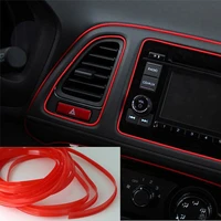 universal auto decoration red point edge gap door panel molding trim line cool fashion styling car accessories interior parts