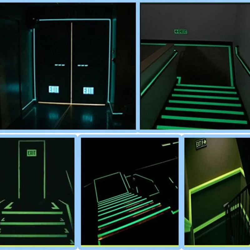 Съемная светящаяся лента 5 м светоотражающая самоклеящаяся Автомобильная