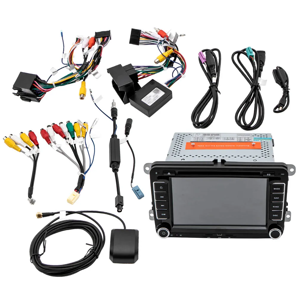 Автомобильная магнитола Android 10 0 для VW GOLF PASSAT TIGUAN TOURAN Polo 2 Гб