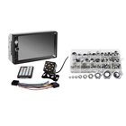 Обновление 7010B 2 Din Автомобильный Радио 7 дюймов плеер Mp5 Пресс Экран с 321 шт. нейлоновая фиксирующая гайка