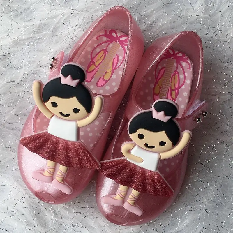 Новинка 2020 детские туфли желе Mini Melissa модные летние балетные сандалии детская