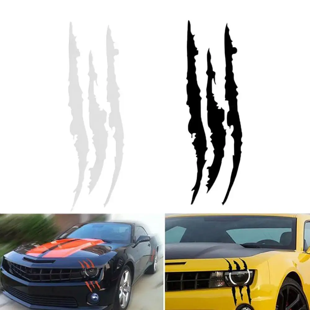

Car Reflective Sticker Scratched Claw Marks Car Auto Headlight Vinyl Decal Car Style
