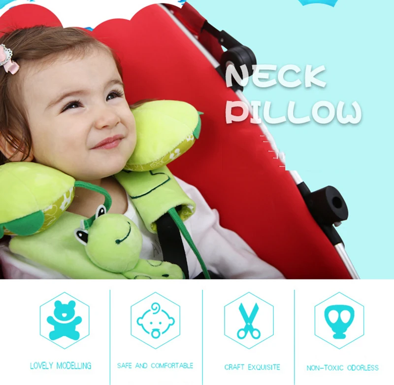 Bedding for baby Baby Styling Pillow Anti-Biased Head U-Shaped Pillow Stroller Sleeping Neck Pillow Car Seat Child Pillow Travel Neck Pillow bedding sets