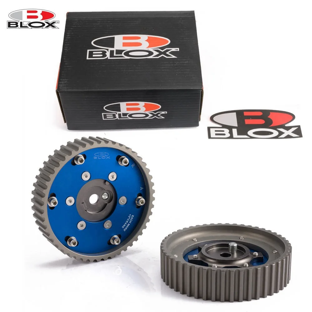 Blox 2 шт. регулируемые шестерни для кулачков зубчатые BMW E21 E28 E30 E34 E36 318i Z1 M20 синие
