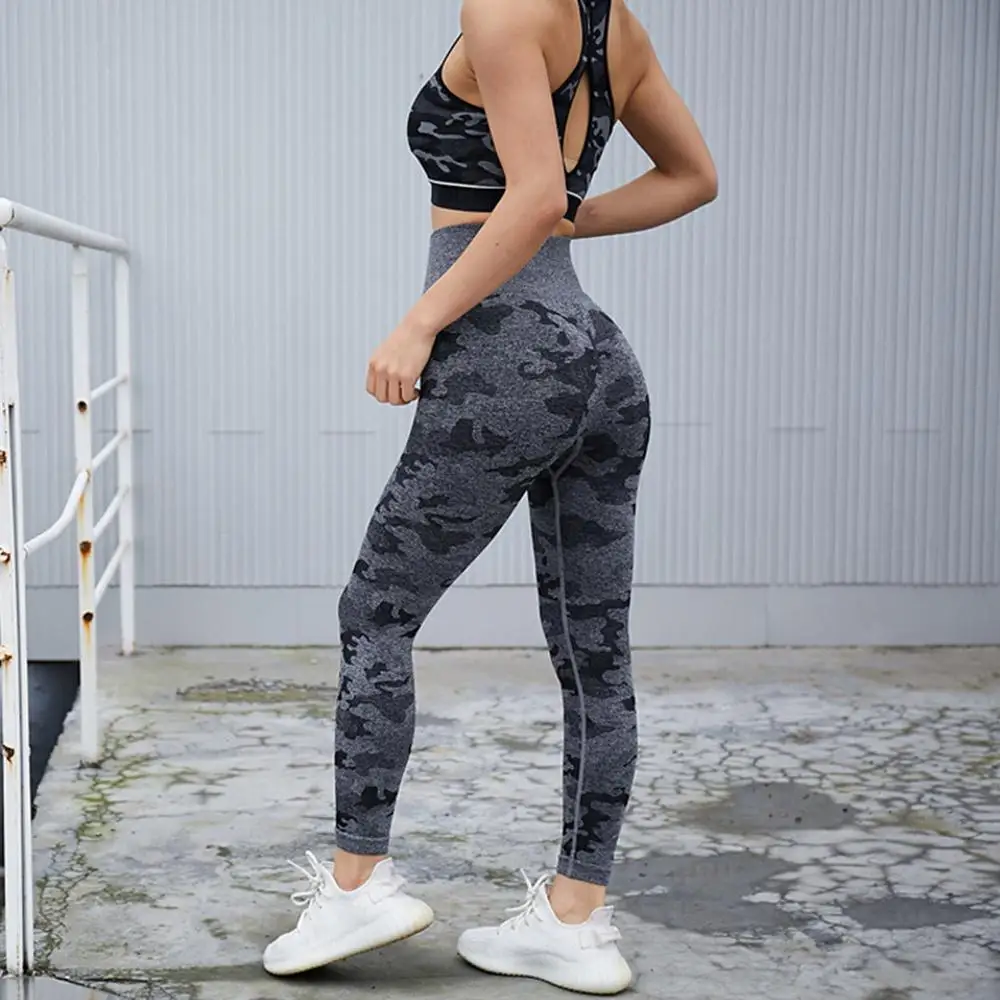 

Women's Yoga Set Gym Yoga Clothes Sports Bra + Leggings Running Wear Waist Leggings Seamless yoga set Fitness Sports Suit