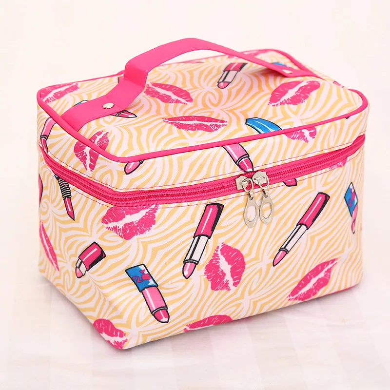 

Women Large Capacity Multi Colors Cosmetic Bag Lady Polyester Waterproof Toiletry Bag Wash Bag