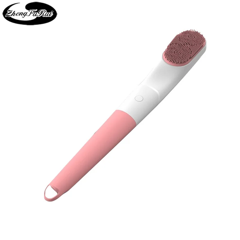 

Electric scrubbing brush, shower device, long-handled silicone waterproof cleaning massage, automatic back scrubbing device