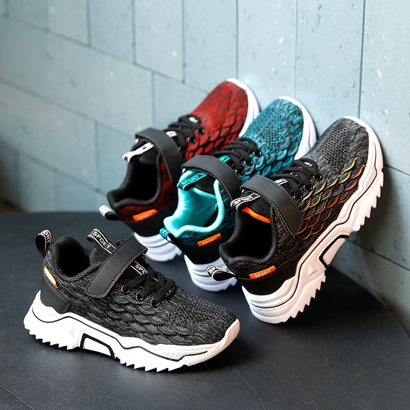 

2021 High Quallty Running Sports Shoes For Boys New Children Sneakers Summer Breathable Kids Shoes Girls Basket Enfant