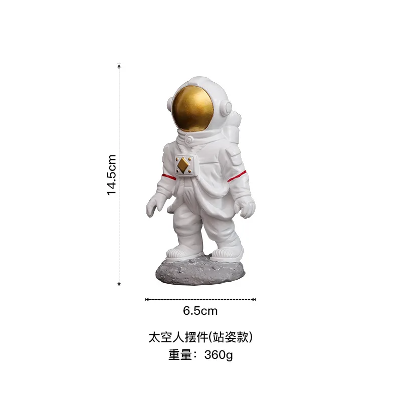 

Nordic Astronaut Living Room Coffee Table Furniture Accessories Resin Decorative Figurines Tissue Box Desktop Storage Ornaments