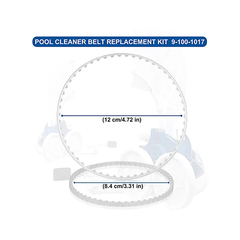 

Transparent Pool Cleaner Rubber Practical Flexible Outdoor Belt Replacement Kit Easy Install Accessories
