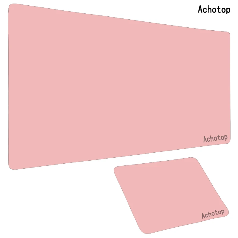 

Pure color Pink Mouse Pad Gamer Desktop black Mousepad Gaming Room Accessories Mouse Carpet Table Rug Keyboard For Computers XL