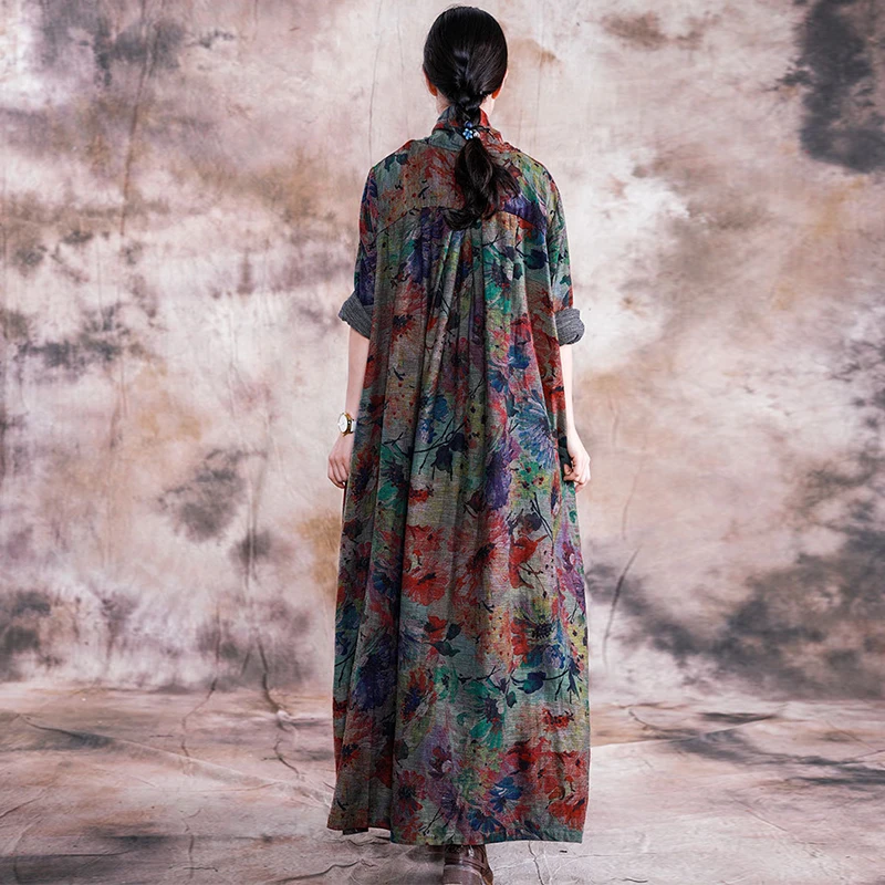 Новинка 2019 года. Винтажная Осенняя женская одежда. Платья больших размеров с