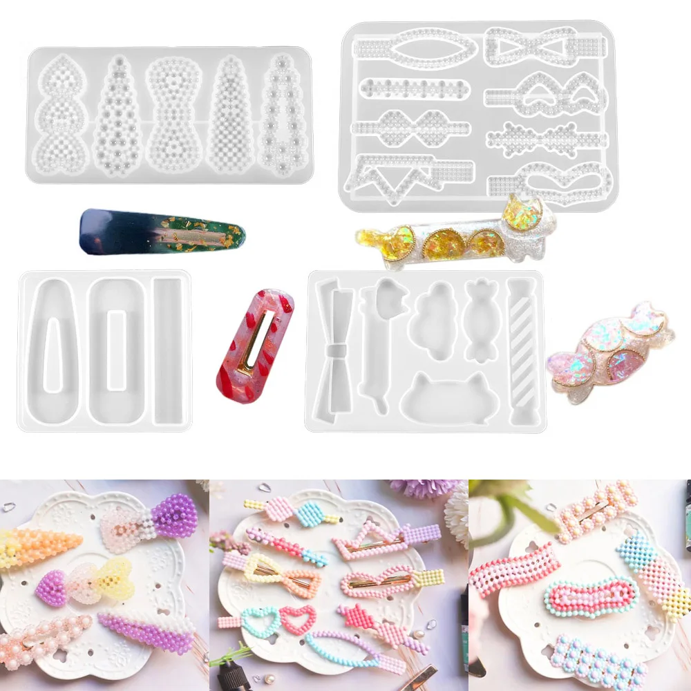 10 стилей шпильки силиконовые формы УФ-отверждаемая эпоксидная смола заколки для