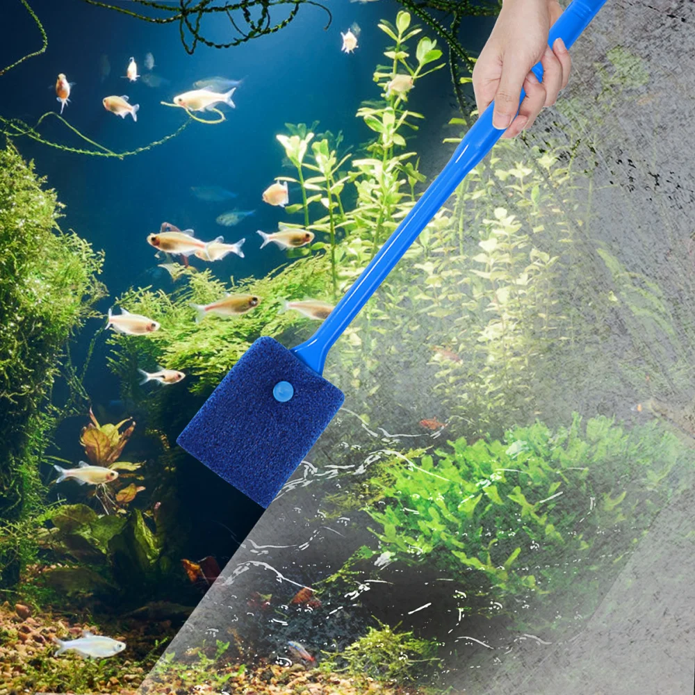 

POPETPOP Aquarium Algae Cleaner Fish Tank Cleaning Brush Algae Scrubber Algae Remover Fish Tank Accessories