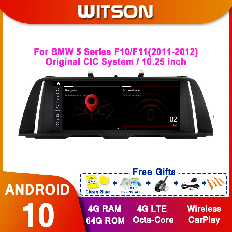 WITSON Android 10 0 8-ядерный сенсорный монитор Автомобильная аудиосистема мультимедиа
