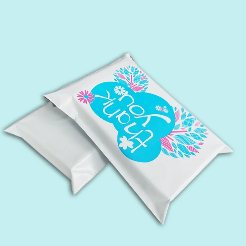 100 шт. 17*30 см маленькие курьерские пакеты спасибо белый самоклеящийся пакет для