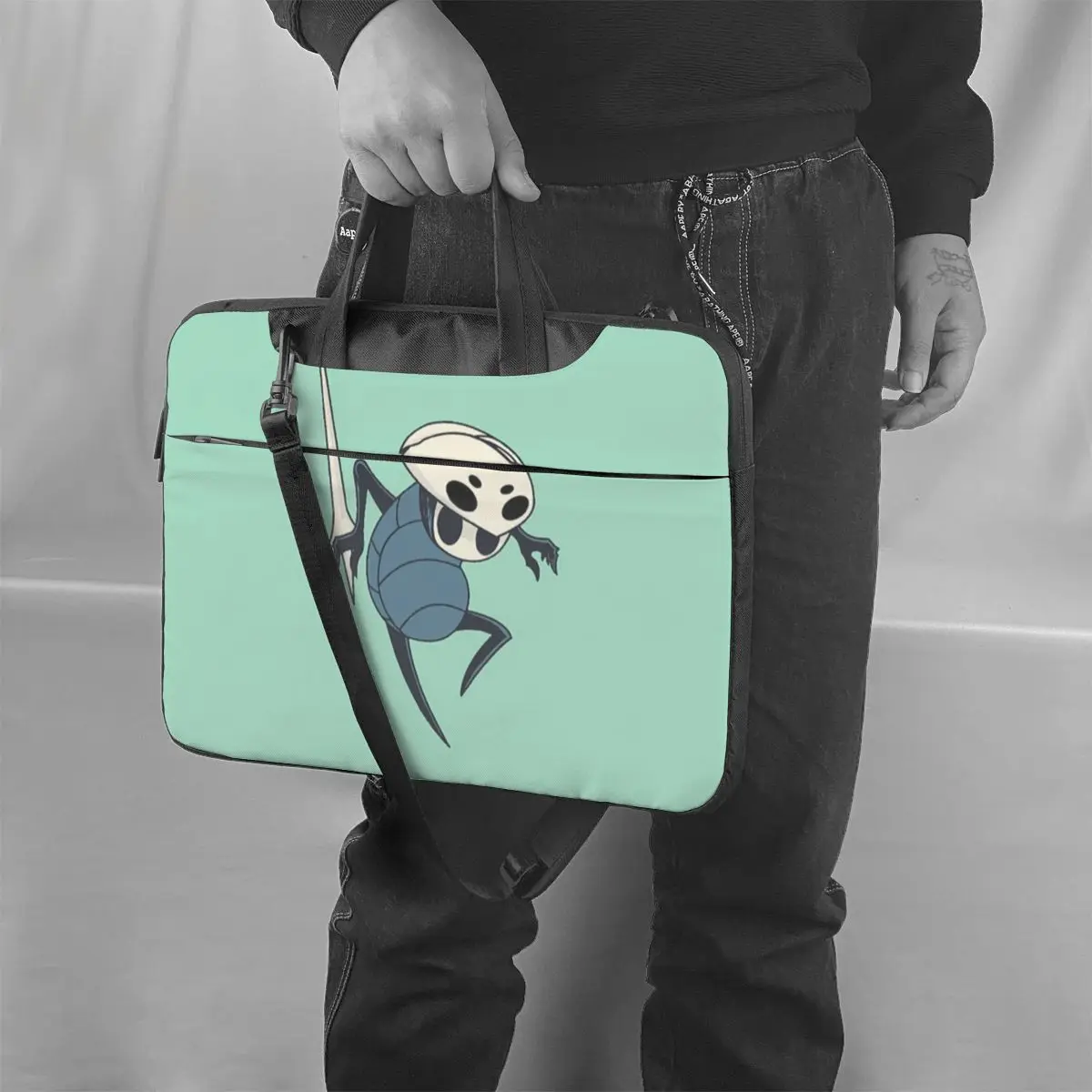 

Hollow Knight Laptop Bag Case Protective Kawaii Computer Bag Business Clutch Laptop Pouch