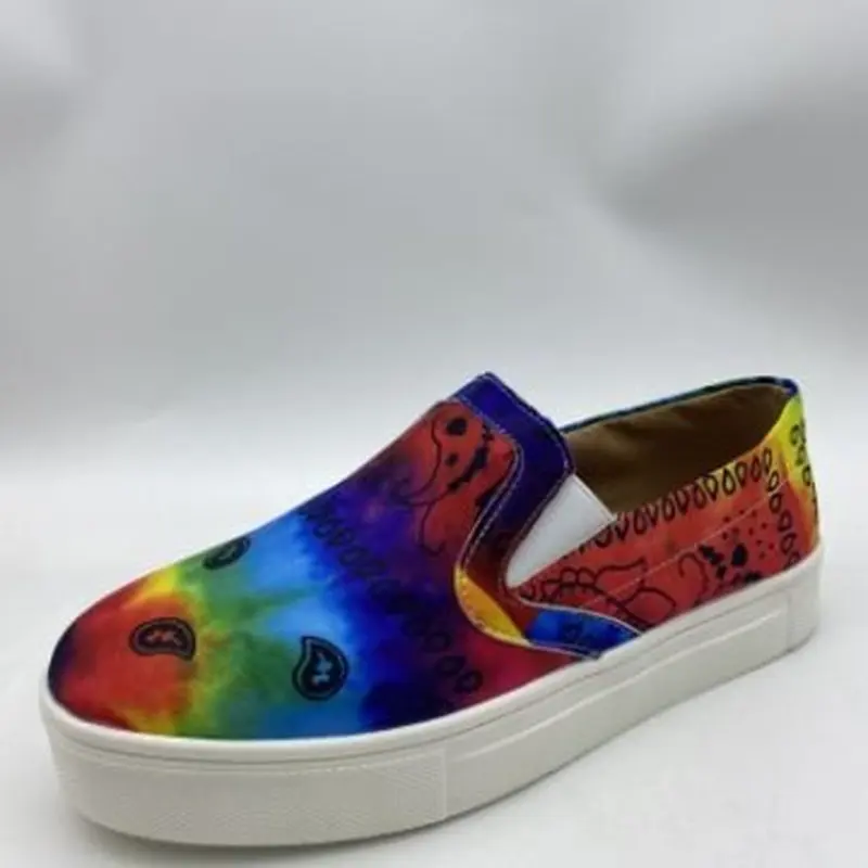 

Slip on Flat Platform Sneakers Women Vulcanized Shoes Fashion Loafers Sports Shoes Woman Autumn Round Toe PU Female Casual Flats