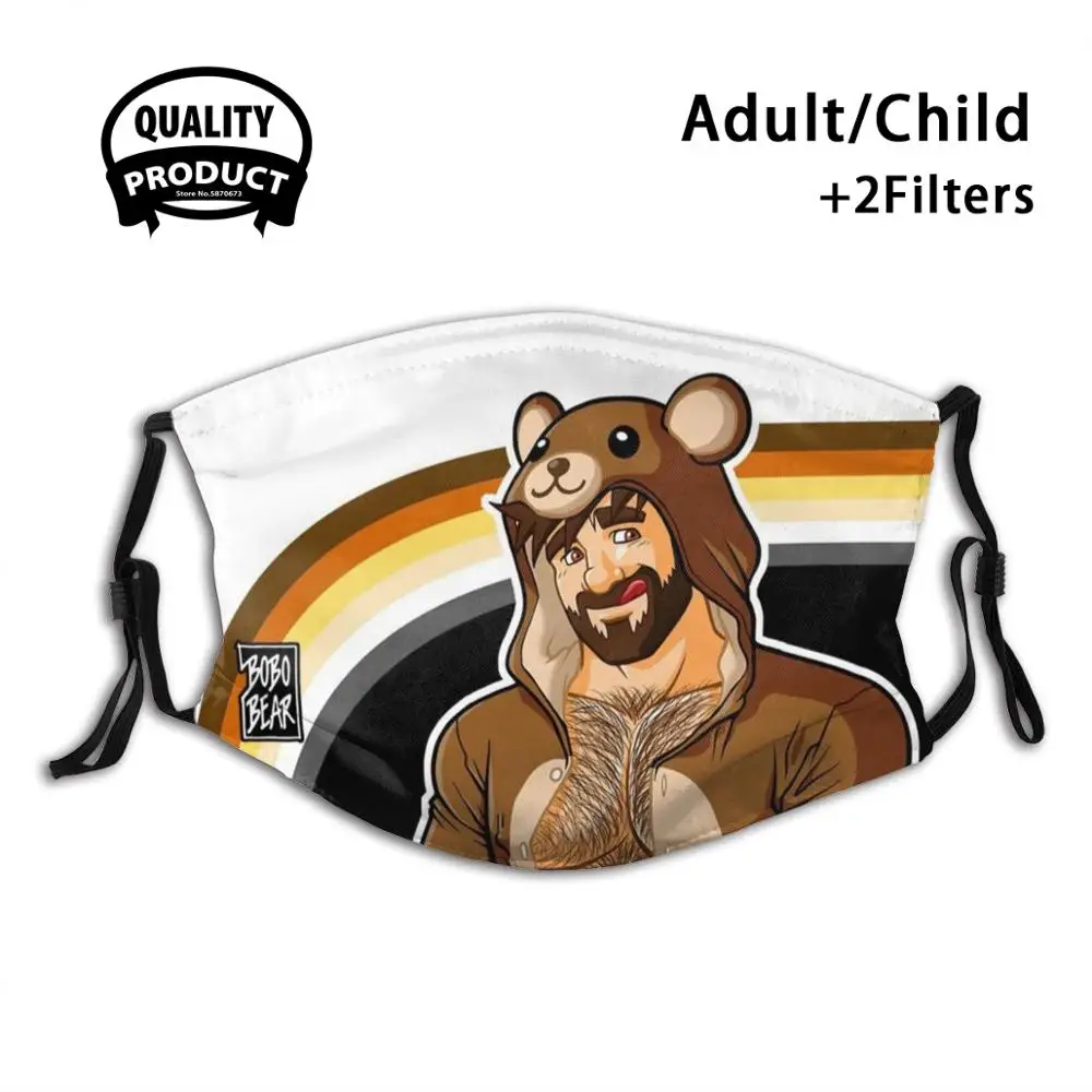 

Adam Likes Teddy Bears - Bear Pride Fashion Trendy Masks Bobobear Bobobearart Bobo Bear Bobo Nisi Bear Gay Gay Bear Gayart Gay