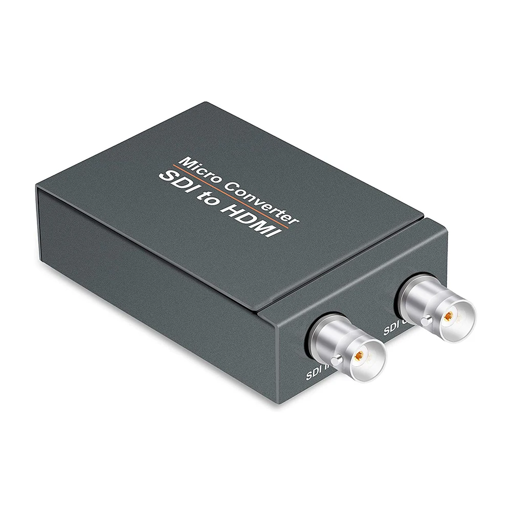 SDI к HDMI/HDMI к SDI с питанием мини 3g HD SD-SDI видео микро Конвертер адаптер с аудио Автоматическое определение формата для камеры