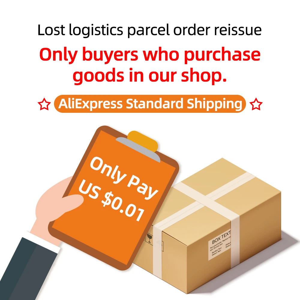 

Lost logistics parcel order reissue，Only buyers who purchase goods in our shop.Please Contact Us Before Buying