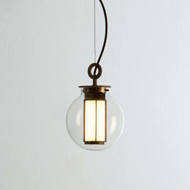 Стеклянный подвесной светильник в стиле постмодерн для столовой миланских