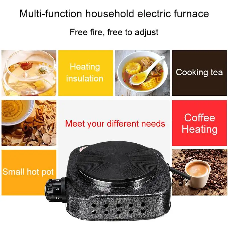 220v 500w mini electric heaters stove hot cooker plate milk water coffee tea heating furnace multifunctional kitchen appliance free global shipping
