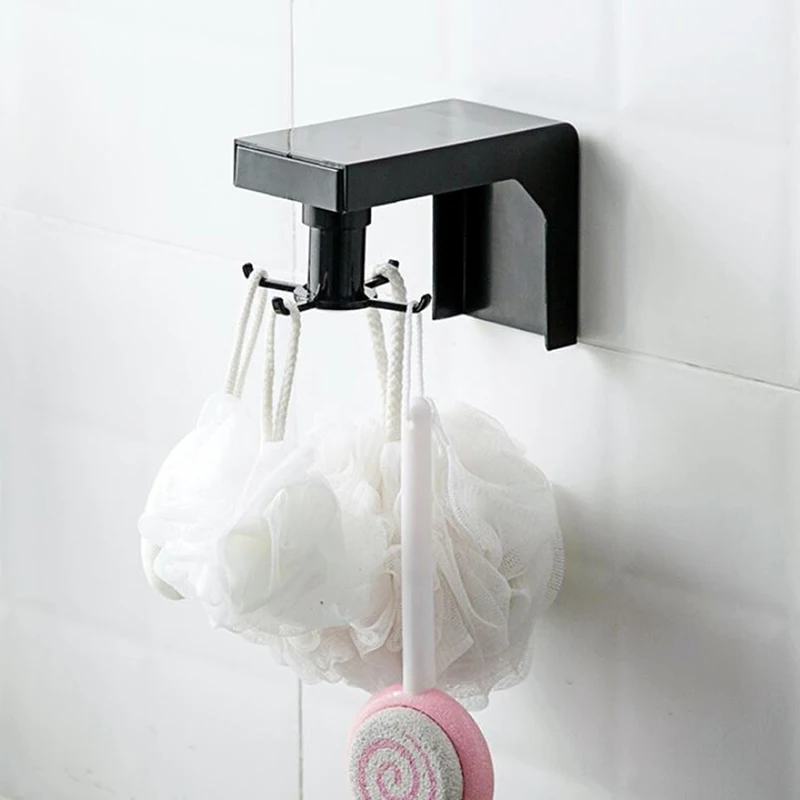 Кухонный крючок без отверстий поворот на 360 градусов полки для дверей шкафов