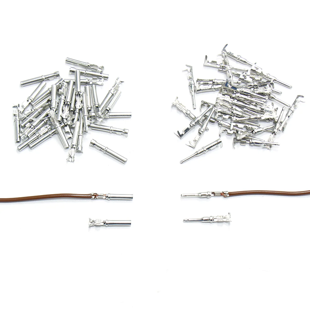 Набор соединителей для обжима проводов водонепроницаемые 250 шт. 2/3/4/6/8/12 контактов