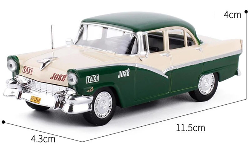 1:43 Масштаб классический Литой Сплав модель автомобиля FIAT FORD Renault Citroen такси игрушки авто автомобили подарки F показать дисплей коллекция