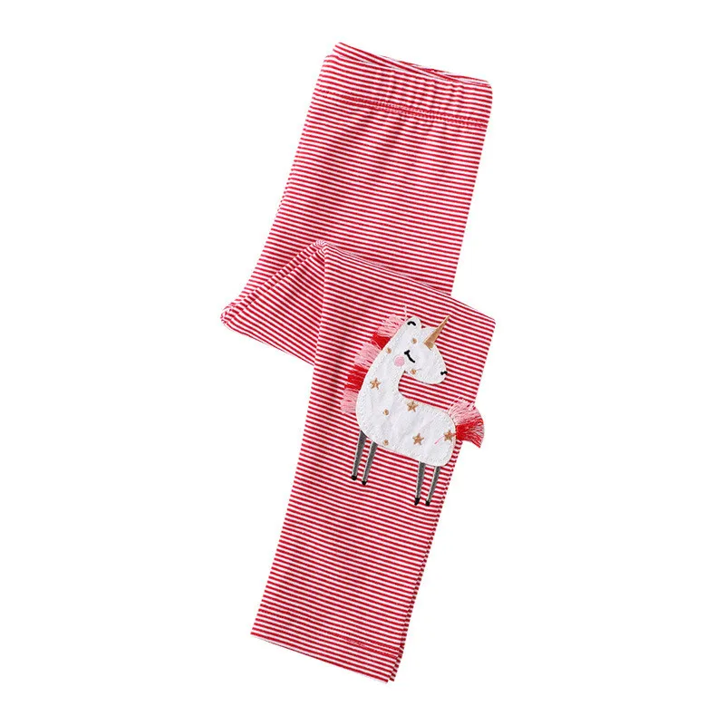 

Jumping meters Autumn Spring Unicorn Applique Legging Pants Girls Stripe Trousers New Pencil Pants Kids Girls Skinny Pants