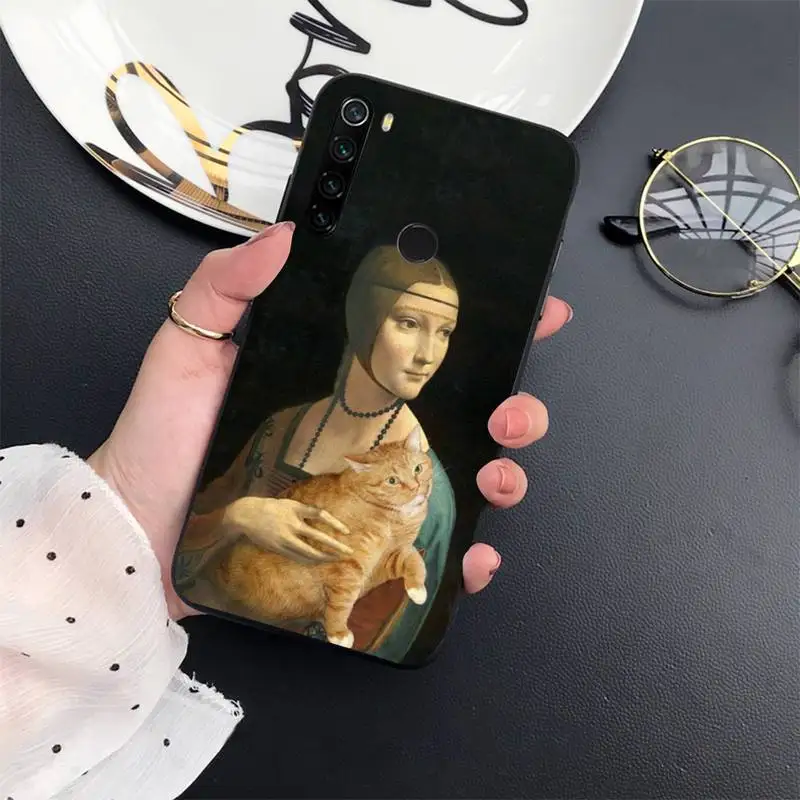 

Cat Art Aesthetics Phone Case For Xiaomi mi 9 9t 10 redmi 9 9a 8 8a note 10 9 9s 8 8t 7 pro max funda