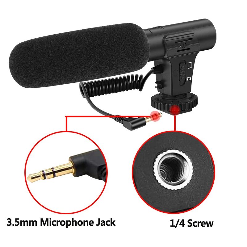 Condenser Microphone With Tripod LED Fill Light For Professional Photo Video Camera Phone Interview Live Recording YouTube | Электроника