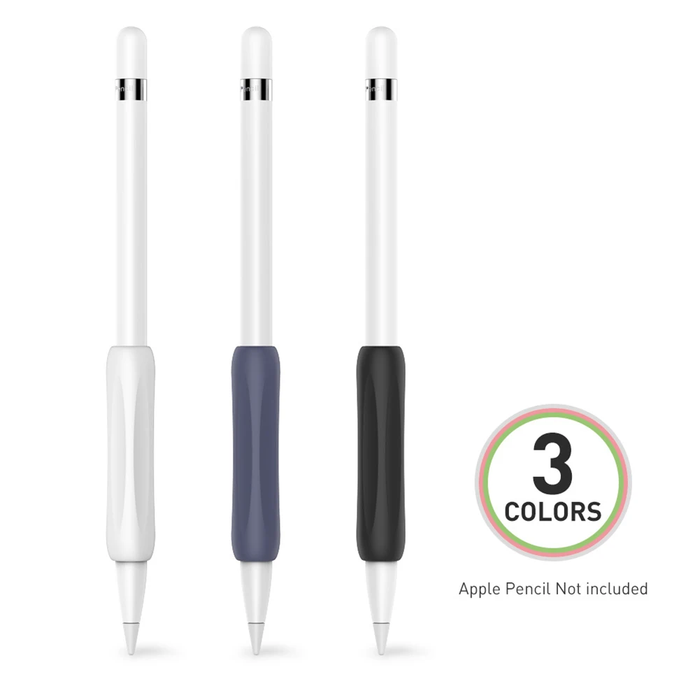 

3Pcs Compatible Touch Pen Stylus Protective Cover Anti-Lost Silicone Grip Holder Case for Apple Pencil 1st 2nd Generation Sleeve