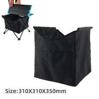 outdoor folding table storage basket oxford cloth waterproof picnic table storage hanging bag portable camping storage net bag