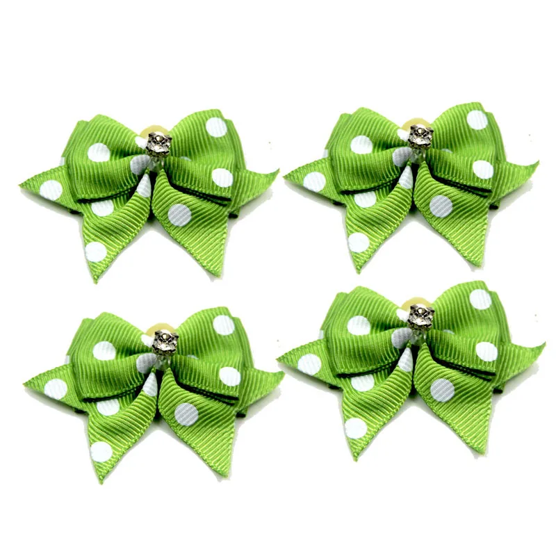 

10pcs Christmas Dog Hair Clips Pet Accessories Pet Hair Bows Dog Grooming Bow Dog Accessories Cat Hair Bow Elastic Rubber Hot