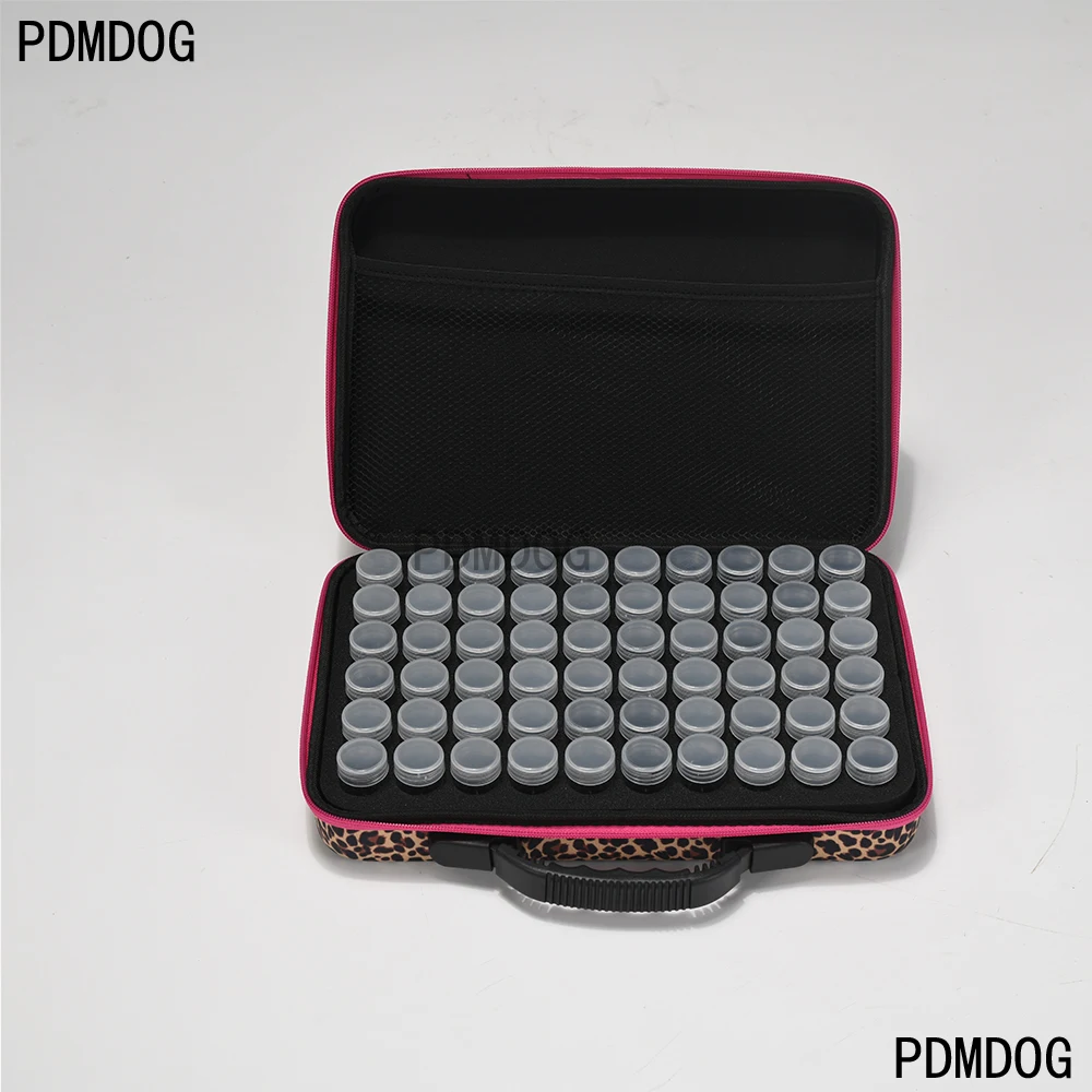 

Алмазная живопись аксессуары бусины 30/60 бутылка для хранения Алмазная вышивка многофункциональный набор коробка для хранения леопардовая ...