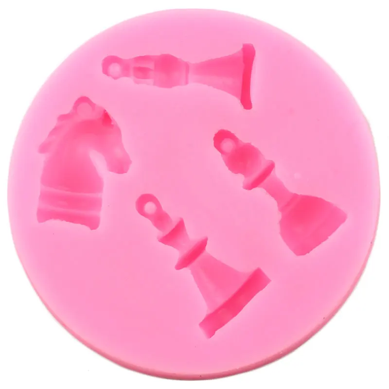 Шахматная доска King Queen рыцарь силиконовые пресс формы для шоколадных конфет