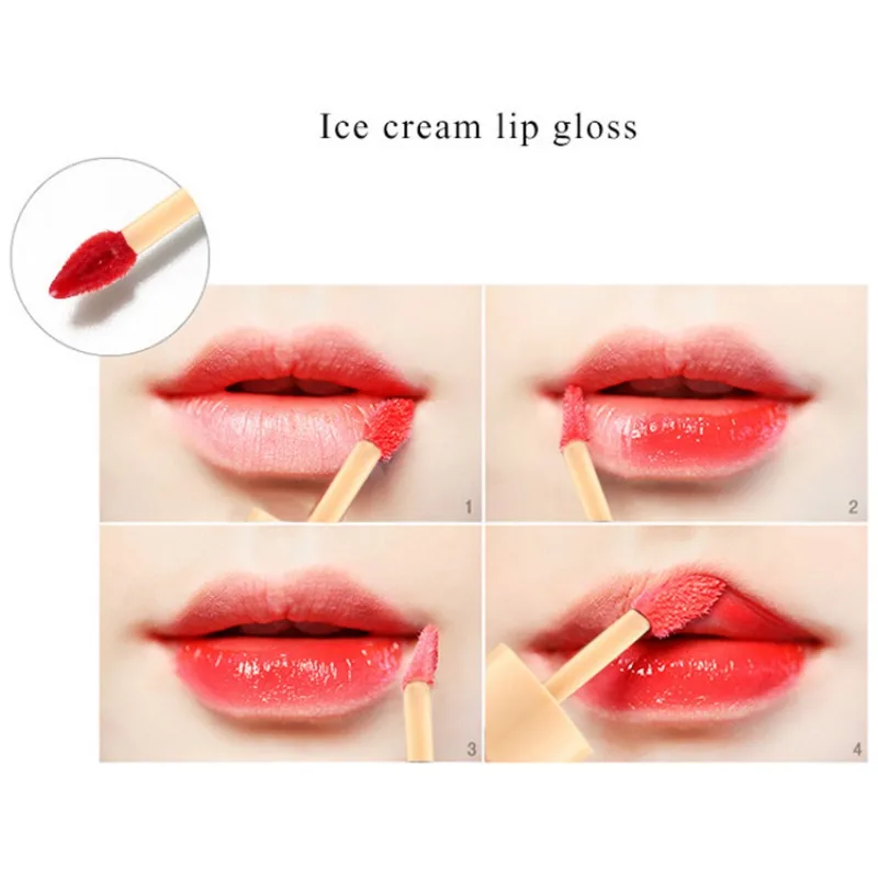Жидкий увлажняющий Гладкий крем для губ с мелкими линиями Осветляющий цвет кожи