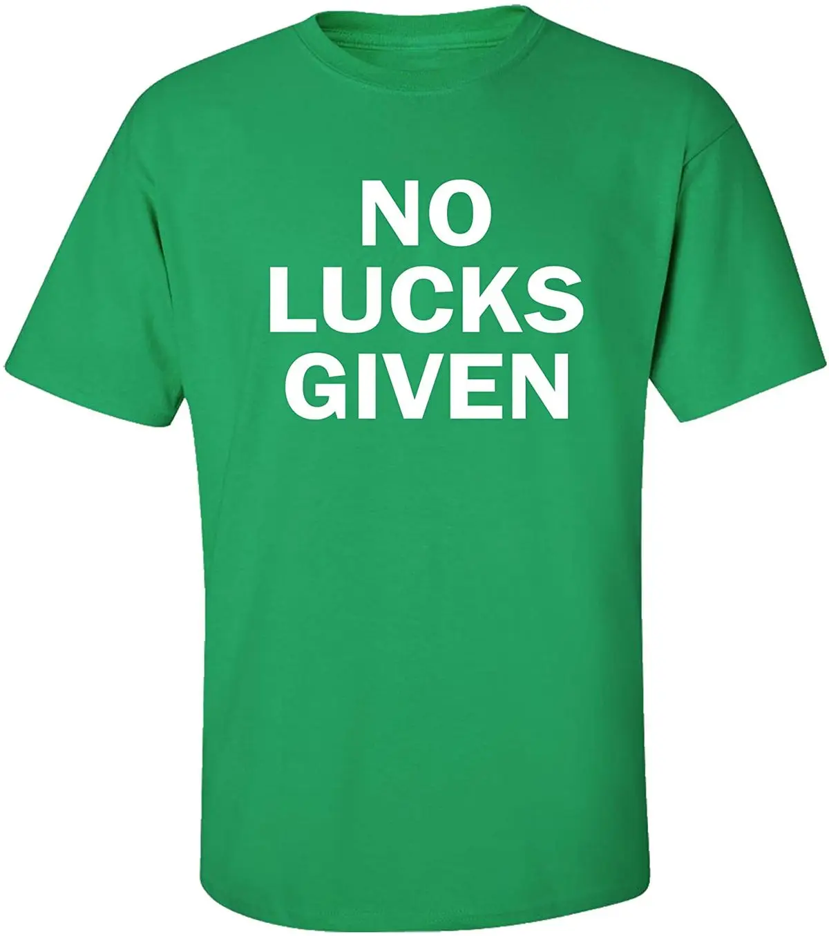 

Funny Lucks Given Adult Short Sleeve T-Shirt New 2020 Summer Mens Tee Cool T Shirts Breathable All Cotton Tshirt
