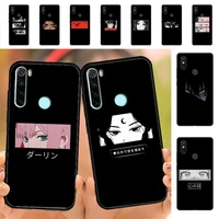 yinuoda black anime eyes phone case for redmi note 8 7 9 4 6 pro max t x 5a 3 10 lite pro