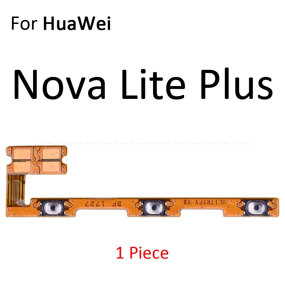 For Nova Lite Plus Кнопка включения и выключения питания гибкий кабель лента для Nova 5i 5 Pro 4e 4 3 3i 3e 2 2S 2i Plus Lite Young Бесшумная клавиша громкости - Цвет: For Nova Lite Plus